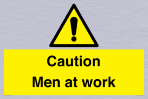 Caution Men at work